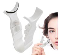 Magnetic Eyelash Clip Applicator - 5.3 x 3.7 cm PP Silica Gel Reusable Compact False Eyelashes Simple Natural Thick Curved Cosmetic Bag Portable for Women Friends Makeup
