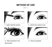 Magnetic Eyelash Set Liquid Liner Lashes Tweezers Glue Free Waterproof