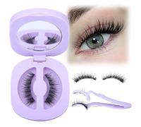 Magnetic Eyelashes, Magnetic Eyelashes with Applicator, Natural Look Magnetic Lashes, No Need Glue False Eyelashes Wispy Lashes by Lanflower