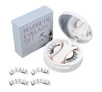 Magnetic Eyelashes Natural Look | False Clusters with Applicator,Eyelashes Magnetic,for Daughter Sister Friend Wife Home Beauty Women Girl Beginners Volume Travel Business Trip
