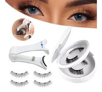 Magnetic Eyelashes Natural Look Magnetic Lashes No Glue Or Eyeliner Needed Reusable Magnetic Lashes With Applicator Strong Hold Natural Magnetic Eyelashes 1 Pairs Pack