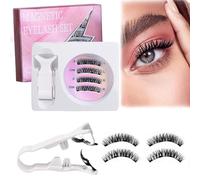 Magnetic Eyelashes Natural look with Applicator Best Magnetic Lashes Kit Reusable False Eyelashes Magnetic for Beginners Easy to Wear and Remove Magnetic Eye Lashes No Glue Eyeliner Needed for Party