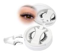Magnetic Eyelashes No Glue Needed Magnetic Lashes with Applicator 1 Pair Reusable False Eyelashes without Eyeliner(Delicate)