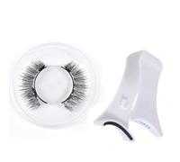 Magnetic Eyelashes with Applicator, 1 Pair Reusable Eyelashes Magnetic Lashes Natural Look, No Glue or Eyeliner Needed Fake Eyelashes, Easy to Wear and Remove