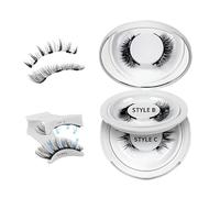 Magnetic Eyelashes with Applicator - 2 Pairs for Effortless, Natural Look - False Eye Lashes with Strong Hold - Easy to Apply & Reusable - Best Magnetic Lashes for Everyday Glam