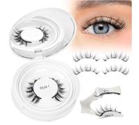 Magnetic-EyeLashes with Applicator, Higu clace Magnetic Lashes No Glue Needed Eye Lashes Natural Look, Easy to Wear and Remove(STYLE I)