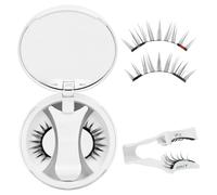 Magnetic-Eyelashes with Applicator,Portable Magnetic Eyelashes Natural Look,Upgrade 2 Magnet False Eyelashes More Easy to Wear,Easy to Use and Remove()