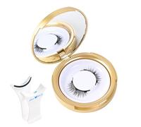 Magnetic Eyelashes with Applicator, Reusable Double Magnetic Eyelashes, Natural False Eyelashes - Reusable False Eyelashes, No Glue Needed, False Eyelashes and Natural, Powerful Magnets for Beginnings