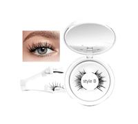 Magnetic-Eyelashes with Applicator,Reusable Magnetic Eyelashes No Glue Needed False Lashes Natural Look, False Eye Lashes Easy to Wear and Remove for Beginner