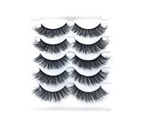 Magnetic Eyelashes with Eyeliner Mink Multipack Lashes Wispy Lashes Volume Eyelashes 8D 10 Faux False Dramatic Pack Mink Eyelashes Eye Pairs Eyeliner Stamp (M, One Size)