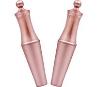 Magnetic Eyeliner Liquid 2pcs for Magnetic 4ml | Rose Gold Finish, Ergonomic Brush, Intense Black Result, Party Makeup and Travel Use