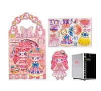 Magnetic Fashion Kit, Stylish Outfit Play, Colorful Mix Match Pieces, Encourages Creative Expression, Interactive Learning Dress Activity, Engaging Development Playtime Tool for Kids Enjoyment