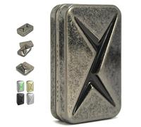 Magnetic Fidget Slider, Lightning Infinite EDC Fidget Toy for Adults, Smooth Trackless Push Slider Home Office Executive Desk Toy, Stress Relief Gadget for Focus, Anxiety & ADHD (Vintage)