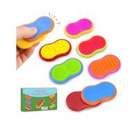 Magnetic Fidget Toys, 12 Pack Sensory Stone for Autism & ADHD, Stress & Anxiety Relief, Quiet Fidget Toys for Focus - Portable Travel Fidgets, Idea Gift for Kids & Adults