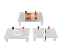 Magnetic Field Demonstrator Kit Transparent PVC Solenoid Coil Set Physics Laboratory Equipment Current Distribution Teaching Multifunctional Science Projects & Classroom Lab Instrument
