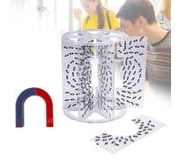 Magnetic Field Demonstrator Set - Magnetic Lines of Force Physics Experiment Equipment for Teaching and Learning