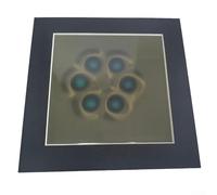 Magnetic Field Viewer Film for Detecting Static Magnetic Patterns, 50x50mm to 100x150mm, Dark Green or Yellow, 1 Piece, Compatible with Scientific Research,(Y-100 * 100mm)