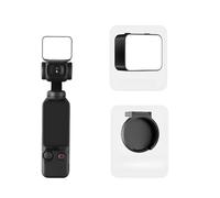Magnetic Fill Light Compatible with DJI Pocket 3 - Adjustable Color Temperature & Brightness LED Lamp with Quick-Snap Mount for Vlogging and Content Creation (Single Light Kit)
