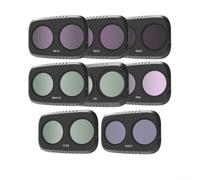 Magnetic Filter Set for DJI Pocket 4 Pro CPL ND Variable Kit for ultra-Thin Aluminium Alloy Gimbal Accessory Black(8pcs)