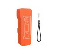 Magnetic Filter Storage Case for Osmo Pocket 4,Flip Open Protective Cover with Wrist Strap, Drop & Scratch Resistant Shell for Original Filters & Wide Angle Lens (short orange)