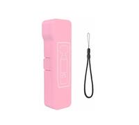 Magnetic Filter Storage Case for Osmo Pocket 4,Flip Open Protective Cover with Wrist Strap, Drop & Scratch Resistant Shell for Original Filters & Wide Angle Lens (long pink)
