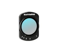 Magnetic Filters for DJI Pocket 4/3: Macro, Wide-Angle, 1/4, and VND Filters, Action Camera Neutral Density Filters HD Optical Glass/Ultra Slim Aluminum Frame (adjustable VND)