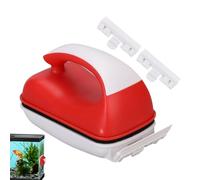 Magnetic Fish Tanks Cleaner, Aquariums Cleaning Scraper, PP Algae Removal Brush, Double-Sided Fish Tank Cleaning Scrubber for Effortless Aquarium Maintenance, 9x5cm/12x6cm/14x7cm