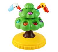 Magnetic Fishing Game | Fishing Table Toys | Magnetic Woodpecker Tree Shape Picking Fruit Rotating Educational Activity with Sound Light for Hand-Eye Coordination Kids Age 3+ Preschool