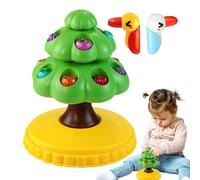 Magnetic Fishing Toy - Fish Catching Counting Games Puzzle,Magnetic Woodpecker Tree Shape Picking Fruit Rotating Educational Activity with Sound Light for Hand-Eye Coordination Kids Age 3+ Preschool