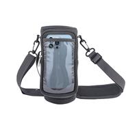 Magnetic Fitness Bag, Magnetic Bottle Bag, Water Bottle Carrier, Travel Messenger Accessories, Organiser Holder with Shoulder Strap for Men and Women, black, see description, See description