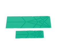Magnetic Flat Measuring Spoon 3 in 1 Kitchen Large and Small (Green)