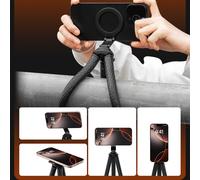 Magnetic Flexible Phone Tripod 1/4 Inch Screw Bendable Camera Stand For Video