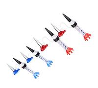 Magnetic Flexible Plastic Tees Set Durable Training Tool for Golfer Red & Blue