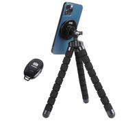 Magnetic Flexible Tripod for iPhone, Mini Bendable Tripod Stand with Wireless Remote for Magsafe, Compatible with iPhone 16 15 Plus Pro Max 14 13 12 Series
