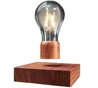 Magnetic Floating Light Bulb Lamp, Levitating LED Bulb Desk Lamp Rotating Levitation Wireless Bulb Decorative Light for Home Office Decor, Tech Gadgets Toys, Night Lights