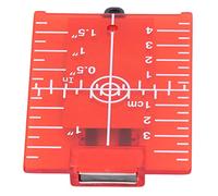 Magnetic Floor Targets Plate, Card with Bracket for Alignment to Enhancing the Visibility (Red)