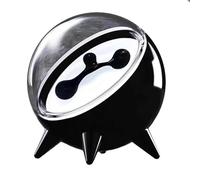 Magnetic fluid pickup, Symbiote in A Bottle, Steam Toy Symbiote in A Bottle, Dancing Ferrofluid Speaker Mate Music Rhythm Lamp for Home Office Desktop Decor black