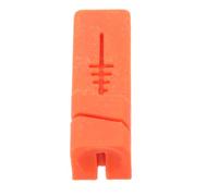 Magnetic Fly Fishing Threader Four Slot Abs Orange Keychain