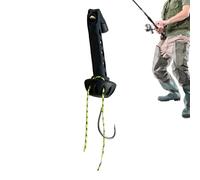 Magnetic Fly Fishing Threader, Leader Hook Threader, Universal Knot Aid, Hands-Free Precise for Size 6-24 Hooks, Compact Durable for River Lake Outdoor Fishing, Fishing Accessories, Rooster