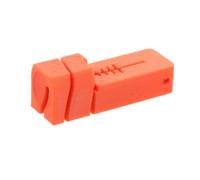 Magnetic Fly Fishing Threader Tool, Four Slot Abs Orange Organizer