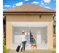 Magnetic Fly Insect Screen Door, 130x220 cm Rideau Anti Mouche Moustiquaire de Porte Anti Insecte Mouche Moustique Pour Porte d Entrée Intérieur Patio Coulissante, White P