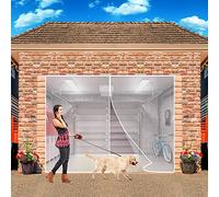 Magnetic Fly Insect Screen Door 155x205 cm Keep Insects Out Curtain and Full Frame Tape Fits Door Up to - White H