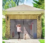 Magnetic Fly Insect Screen Door 210x210 cm Keep Insects Out Mosquito Net with Magnet Fits Door Size up to - Black H