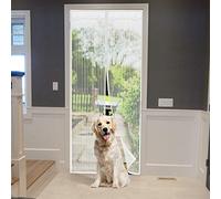 Magnetic Fly Insect Screen Door, Mesh Curtain Anti Mosquito Magnetic Fastening Mosquito Fly Bug Insect Net Screen, Magnetic Top-to-Bottom Seal Snaps Shuts Automatically, 100x210cm White