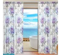 Magnetic Fly Screen 139 x 276 cm Hands Free Closing Flyscreen French Doors Keep Bugs Out Lets Fresh Air in for Home, Bedroom, Living Room, Kitchen, Patio, White