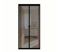 Magnetic Fly Screen 170 x 90 cm Keeps Bugs Out, Lets Fresh Air in, No Gap, Snap Shut Automatically, Hands Free Door Fly Screen for Patio Doors Balcony Bedroom, Black