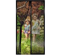 Magnetic Fly Screen Door 100 * 220cm, Heavy Duty Bug Mesh Curtain with Powerful Magnets,Keep Bugs Out Lets Fresh Air in