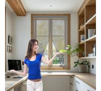 Magnetic Fly Screen Door 106 x 179 cm Keep Pets Indoor, Allow Fresh Air Flow, Hands-Free Mesh Bug Curtain No-Drill Easy Installation for Living Room, Bedroom, Patio, Grey
