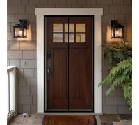 Magnetic Fly Screen Door 120 x 244 cm Keep Fly Bug Out Anti-Tearing Mosquito Door Net Screen Magnetic No-Drill Easy Installation for Bedroom, Living Room, Patio, Black