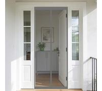 Magnetic Fly Screen Door 130 x 260 cm Keeps Bugs Out, Lets Fresh Air in, No Gap, Snap Shut Automatically, Hands Free Mesh Bug Curtain for Patio Doors Balcony Bedroom, Grey